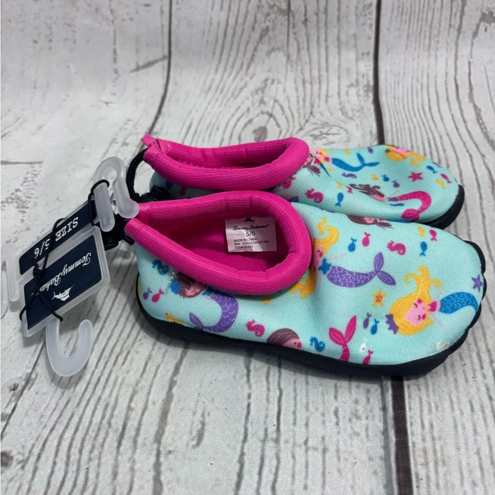 New Tommy Bahama Water Shoes Size 5/6 Toddler Mermaid Toddler Girls